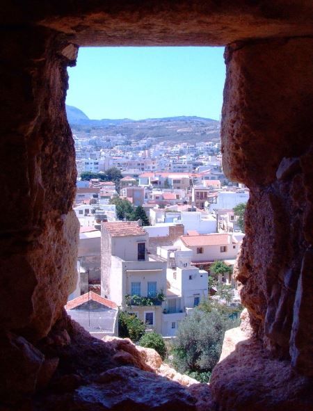 Widok z twierdzy Rethymnon Kreta
