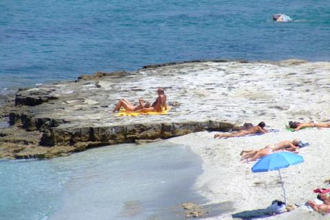 Plaża nudystów Kreta